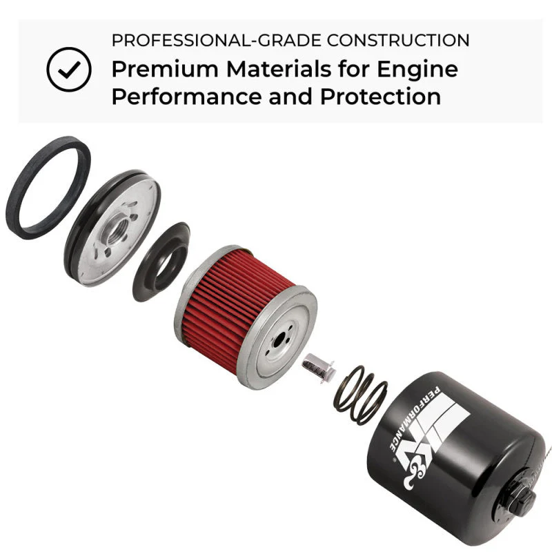 K&N Honda / Kawasaki / Yamaha / Polaris / Victory 2.688in OD x 3.344in H Oil Filter - Image 2