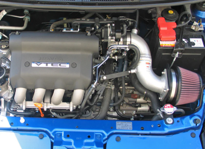 K&N Performance Intake Kit TYPHOON; HONDA FIT L4-1.5L, (SILVER) 07-08 - Image 4