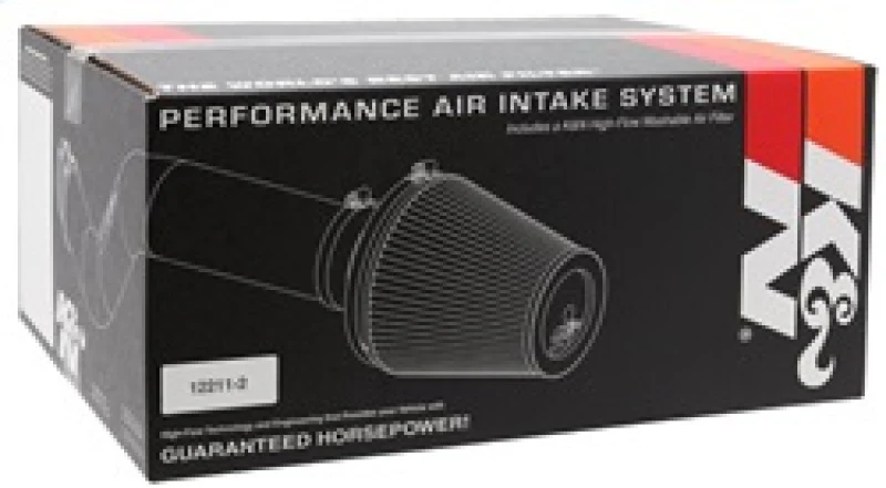 K&N Performance Intake Kit TYPHOON; HONDA FIT L4-1.5L, (SILVER) 07-08 - Image 6
