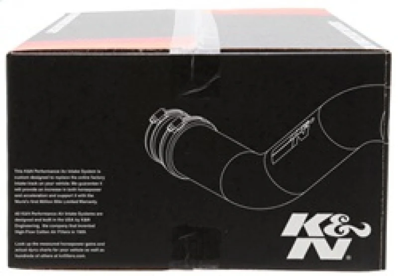 K&N Performance Intake Kit TYPHOON; HONDA FIT L4-1.5L, (SILVER) 07-08 - Image 9