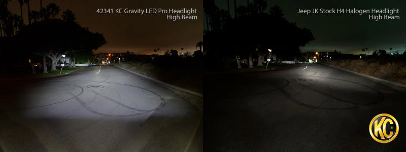 KC HiLiTES 07-18 Jeep JK (Not for Rubicon/Sahara) 7in. Gravity LED Pro DOT Headlight (Pair Pack Sys) - Image 20