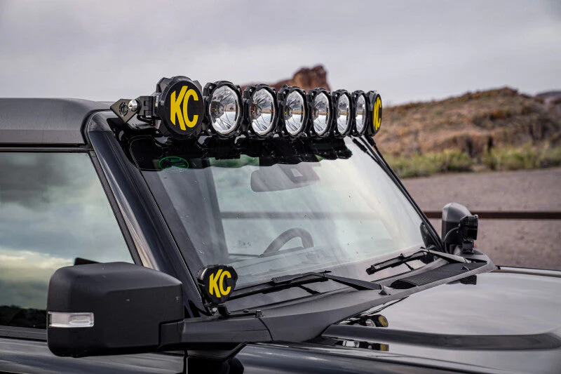 KC HiLiTES 2021+ Ford Bronco 50in Overhead Light Bar Mounting Bracket Set - Image 5