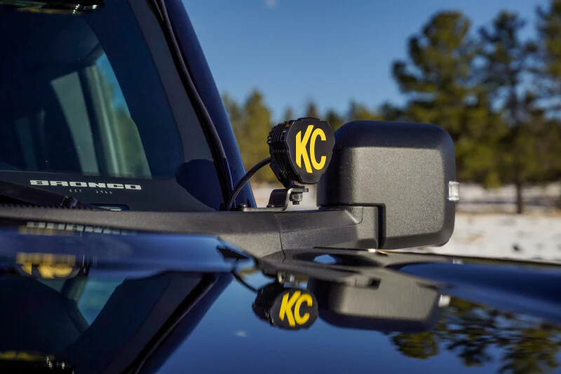 KC HiLiTES 2021+ Ford Bronco Ditch Light Mounting Bracket Set - Image 3