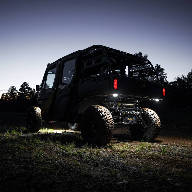 KC HiLiTES Cyclone V2 2.2in. LED Accessory Light 5w Flood Beam (Single) - Clear Lens - Image 4