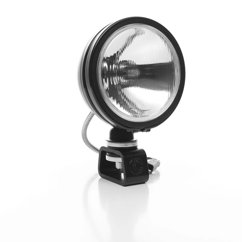 KC HiLiTES Daylighter 6in. Halogen Light 100w Spread Beam (Pair Pack System) - Black SS - Image 4
