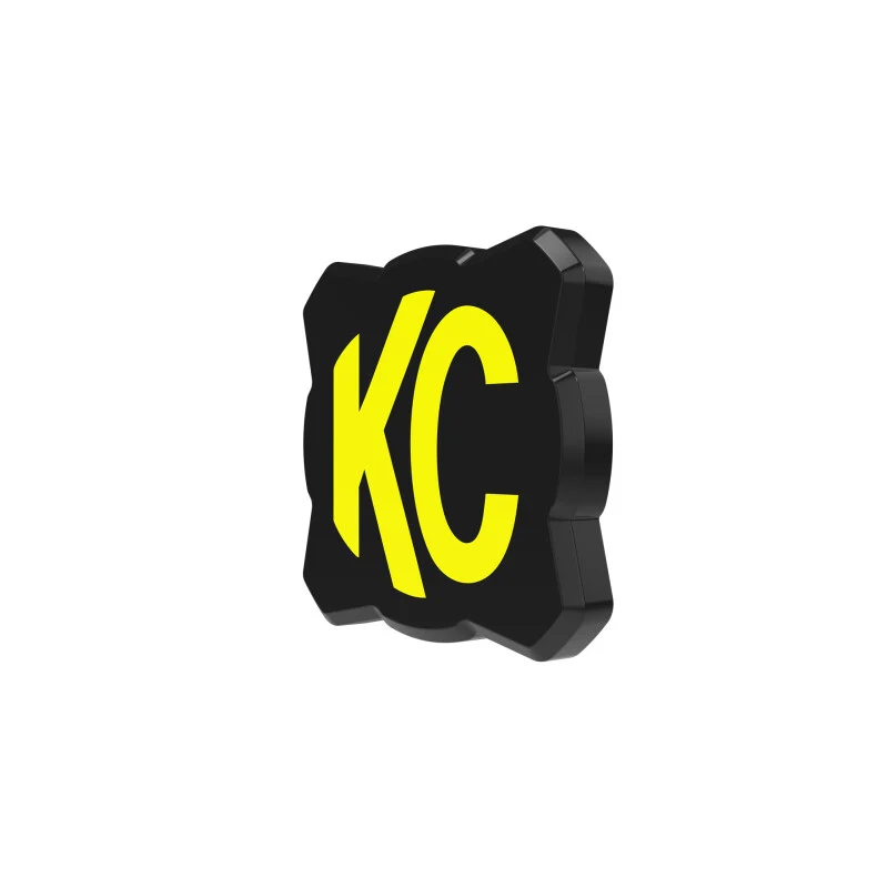 KC HiLiTES FLEX ERA 1 Single Light Cover ONLY (Black/Yellow KC Logo) - Image 10
