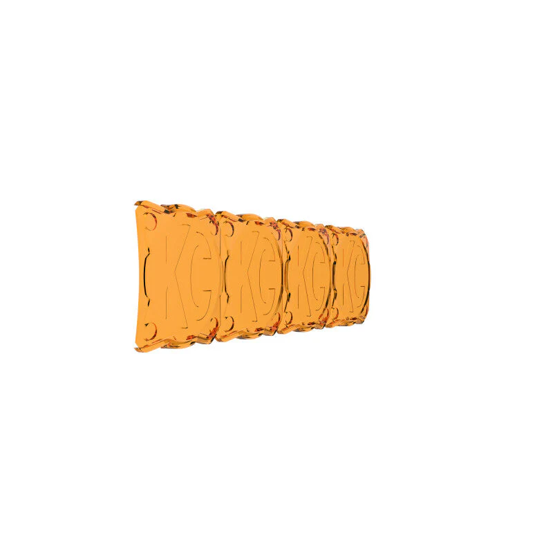 KC HiLiTES FLEX ERA LED Light Bar 10in. Light Shield - Amber (SHIELD ONLY) - Image 15