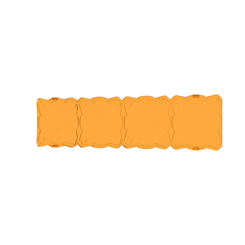 KC HiLiTES FLEX ERA LED Light Bar 10in. Light Shield - Amber (SHIELD ONLY) - Image 8