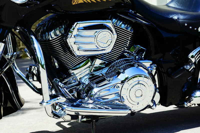 Kuryakyn Cylinder Base Cover Indian Models Chrome - Image 4