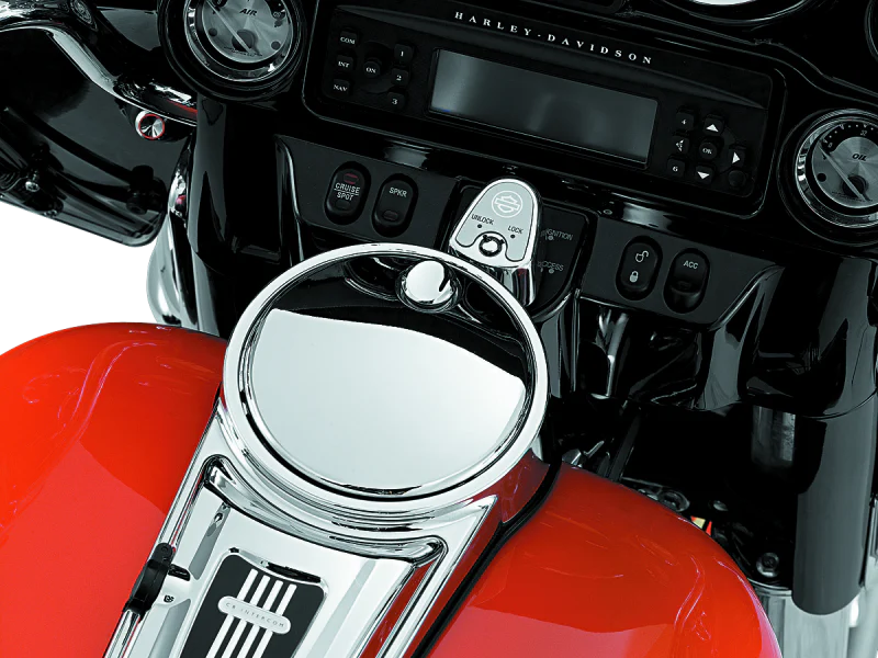 Kuryakyn Push-Button Fuel Door Latch Chrome - Image 2