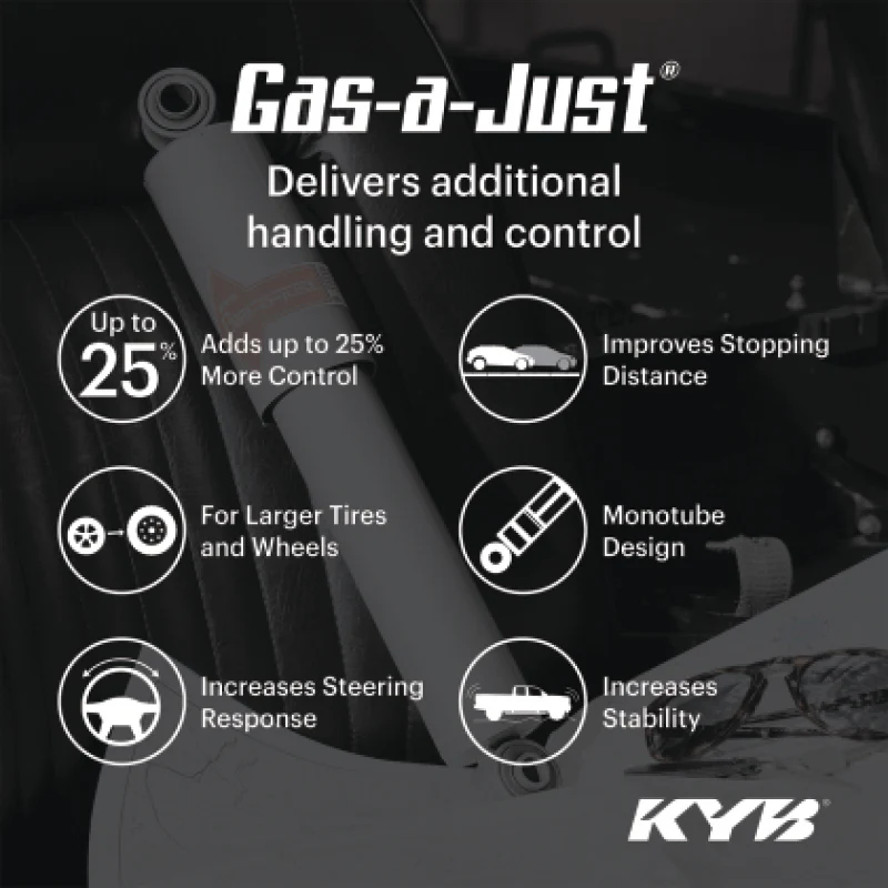 KYB 03-09 Toyota 4Runner (Exc. X-Reas, Adj Susp.) Gas-A-Just Shock - Rear - Image 2