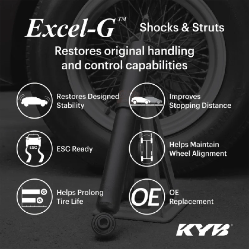 KYB 19-22 Honda Passport FWD Excel-G Strut - Rear - Image 2
