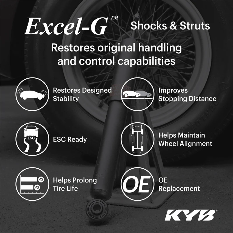 KYB Shocks & Struts Excel-G Rear INFINITI G35 (RWD) 2003-06 NISSAN 350Z 2003-05