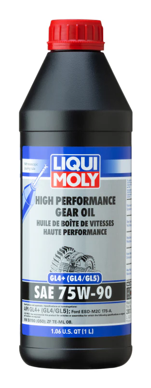 LIQUI MOLY 1L High Performance Gear Oil (GL4+) SAE 75W90 - Image 2