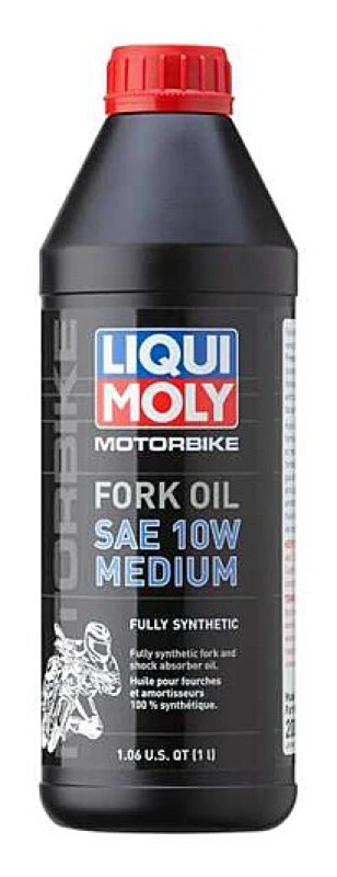 LIQUI MOLY 1L Motorbike Fork Oil SAE 10W Medium - Image 2