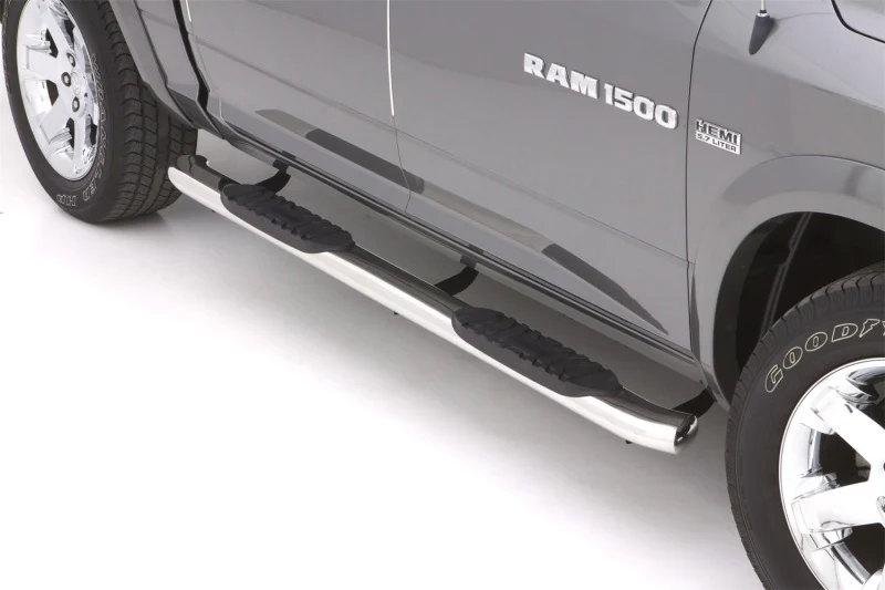 Lund 10-17 Dodge Ram 2500 Crew Cab 5in. Curved Oval SS Nerf Bars - Polished - Image 3