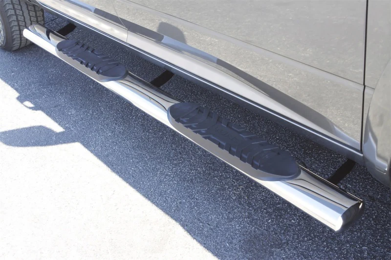 Lund 10-17 Dodge Ram 2500 Crew Cab 5in. Oval Straight SS Nerf Bars - Polished - Image 3