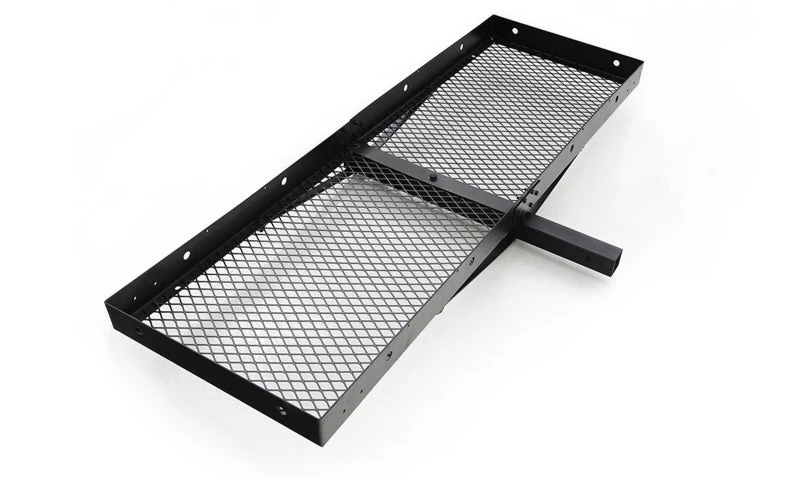 Lund Universal 20in X 60in Basic Cargo Carrier For 2in Hitches - Black - Image 8