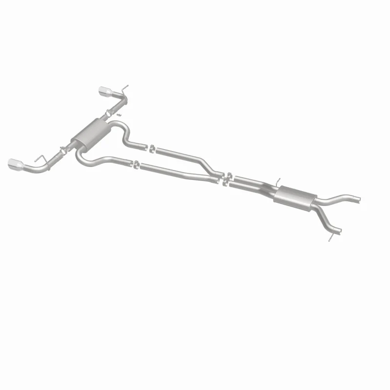 MagnaFlow 07 Audi Q7 V8 4.2L Dual Split Rear Exit Stainless Cat-Back Perf Exhaust - Image 20