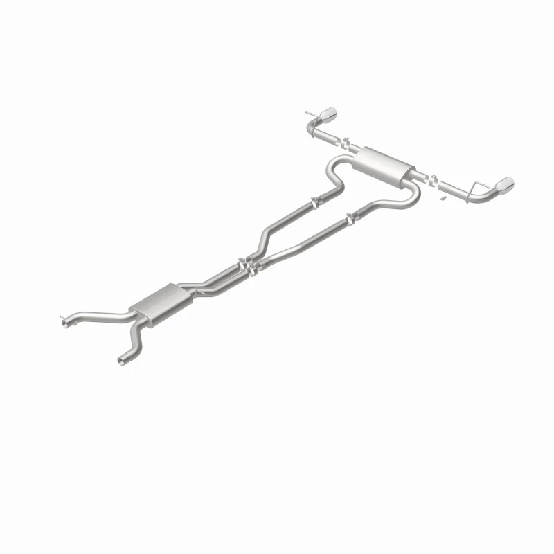 MagnaFlow 07 Audi Q7 V8 4.2L Dual Split Rear Exit Stainless Cat-Back Perf Exhaust - Image 22