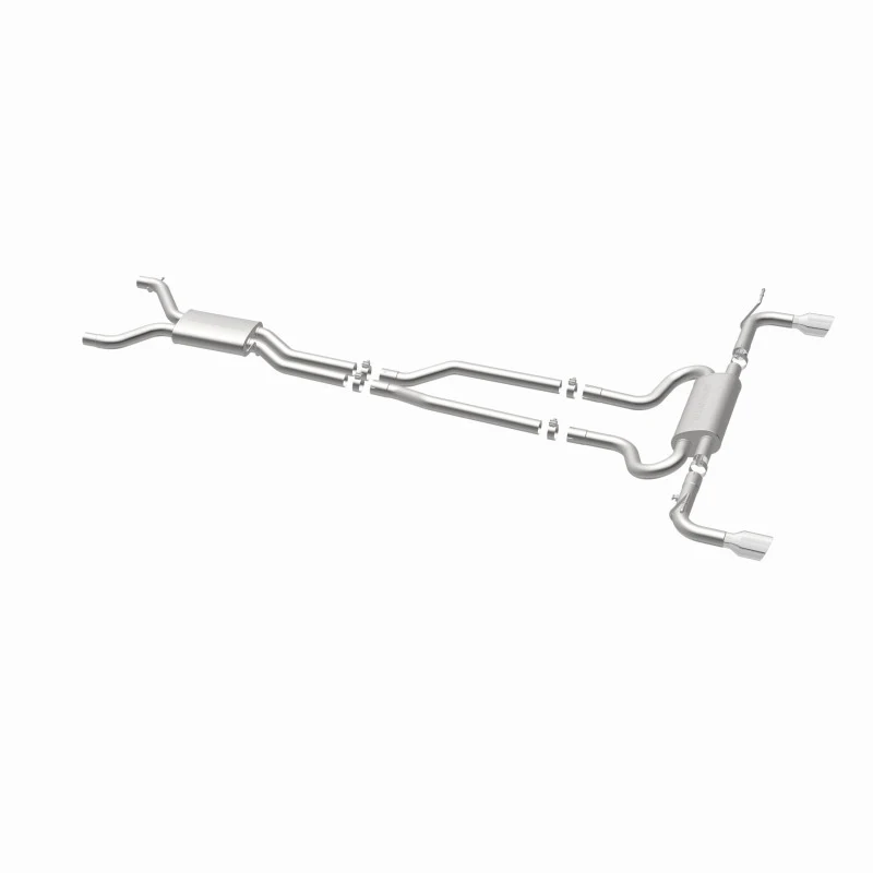 MagnaFlow 07 Audi Q7 V8 4.2L Dual Split Rear Exit Stainless Cat-Back Perf Exhaust - Image 29
