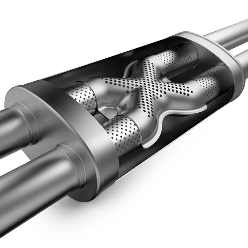 MagnaFlow 07 Audi Q7 V8 4.2L Dual Split Rear Exit Stainless Cat-Back Perf Exhaust - Image 39