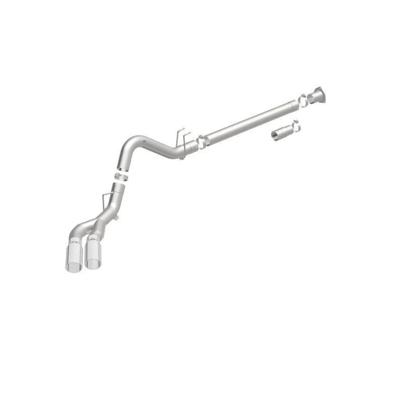 MagnaFlow 08-17 Ford F-250/F-350/F-450 4.6L/6.7 DPF-Back SS 4in Dual Single Passenger Side Rear Exit - Image 21