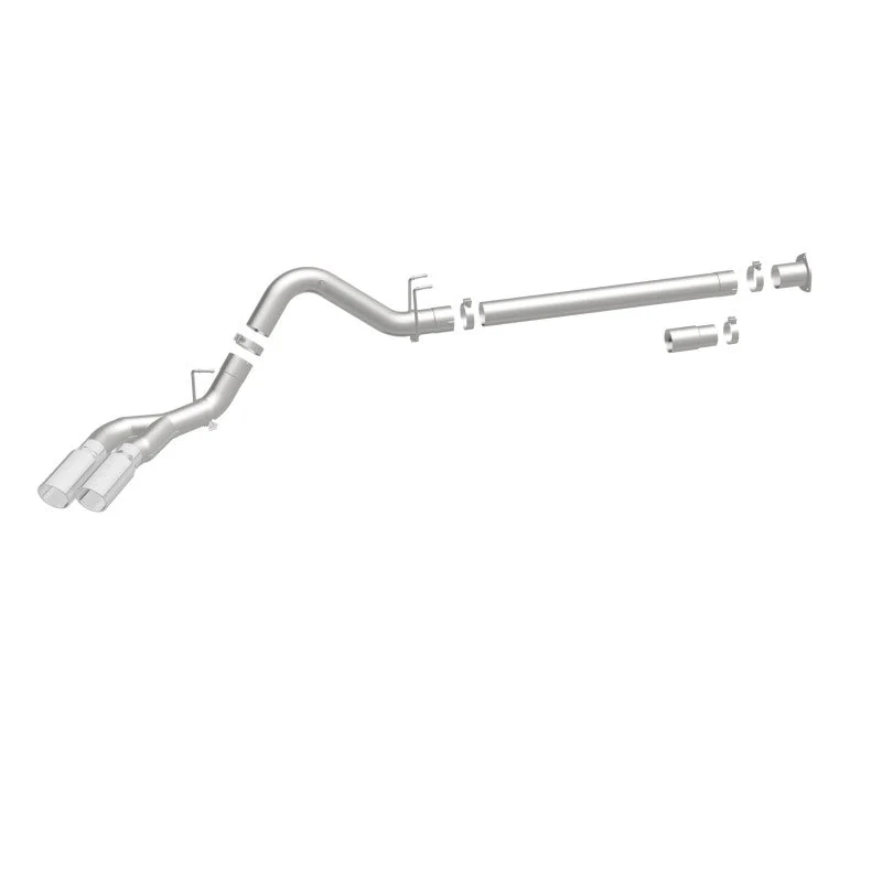 MagnaFlow 08-17 Ford F-250/F-350/F-450 4.6L/6.7 DPF-Back SS 4in Dual Single Passenger Side Rear Exit - Image 38