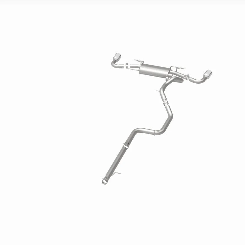 MagnaFlow 10-12 Mazda 3 L4 2.5L Hatchback Split Rear Exit Stainless Cat Back Performance Exhaust - Image 15