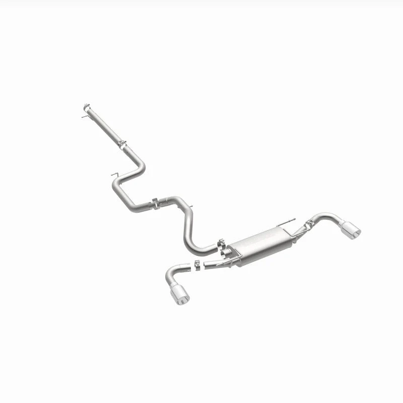 MagnaFlow 10-12 Mazda 3 L4 2.5L Hatchback Split Rear Exit Stainless Cat Back Performance Exhaust - Image 37