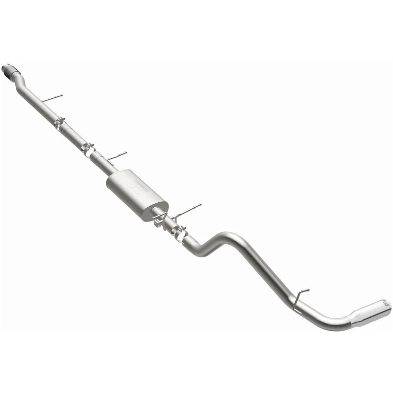 Magnaflow 14 Chevy Silverado V8 5.3L CC/EC Cab Single P/S Rear Exit Stainless Cat Back Perf Exhaust - Image 35