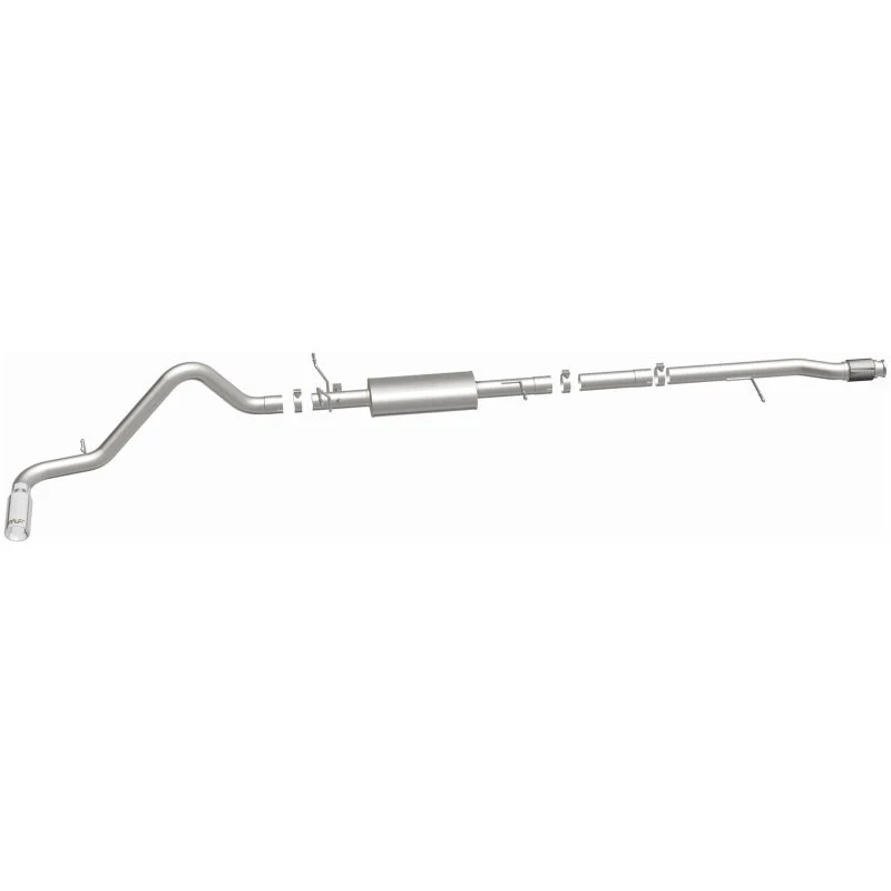 Magnaflow 14 Chevy Silverado V8 5.3L CC/EC Cab Single P/S Rear Exit Stainless Cat Back Perf Exhaust - Image 40