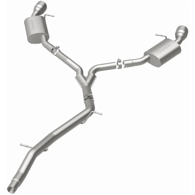 MagnaFlow 18-19 Audi A5 Dual Exit Polished Stainless CatBack Exhaust - 3in Main Piping Diameter - Image 34