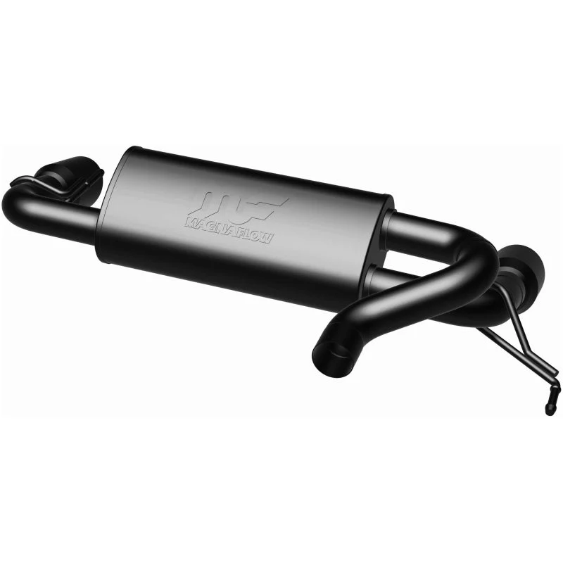 MagnaFlow 2021 Ford Bronco Street Series Axle-Back Exhaust w/ Dual Split Rear Style Exit- Black Tips - Image 14