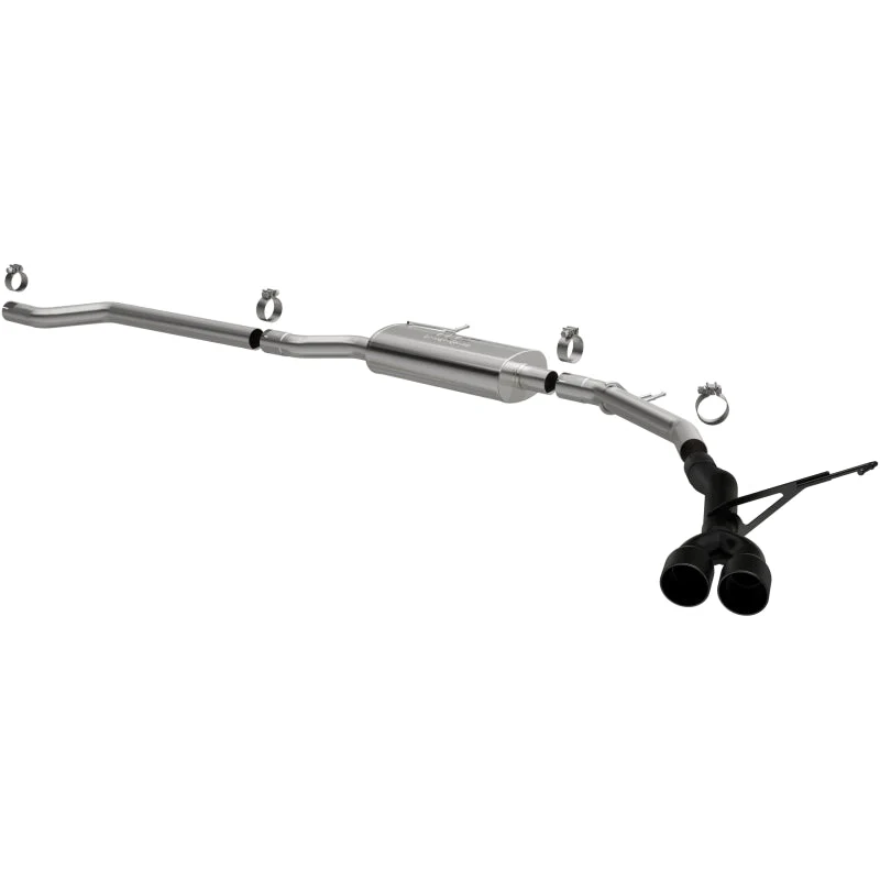 MagnaFlow 2022 Ford Maverick Street Series SS Cat-Back Exhaust 2.5in Tubing- Black Tip - Image 2