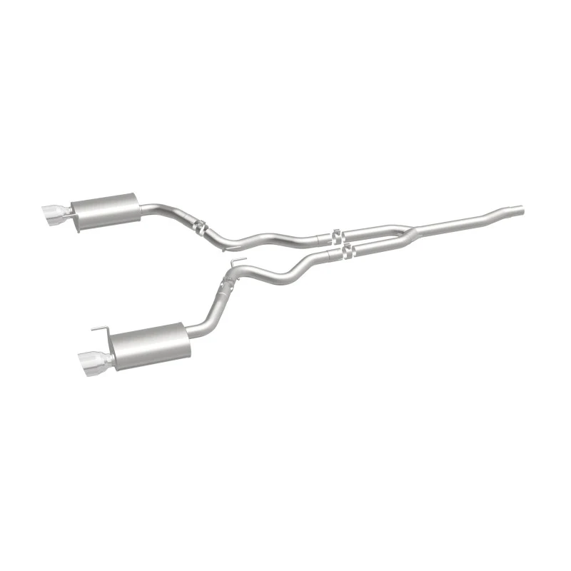 MagnaFlow Cat Back, SS, 2.5in, Street, Dual Split Polished 4.5in Tips 2015 Ford Mustang Ecoboost - Image 13