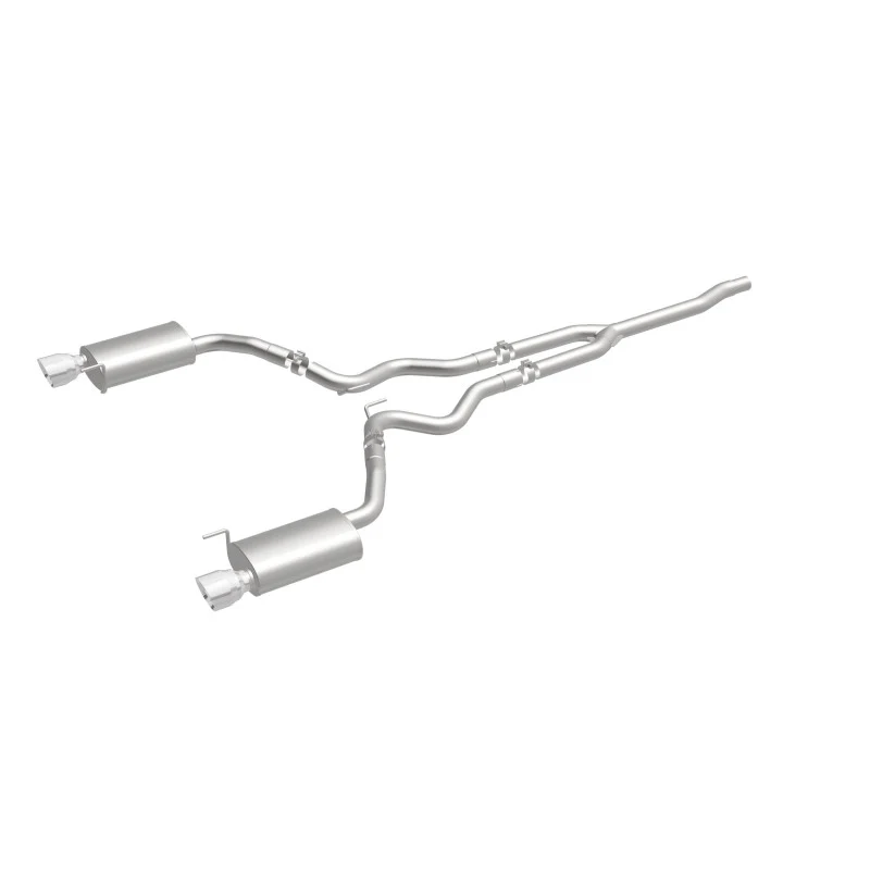 MagnaFlow Cat Back, SS, 2.5in, Street, Dual Split Polished 4.5in Tips 2015 Ford Mustang Ecoboost - Image 14
