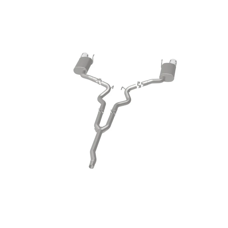 MagnaFlow Cat Back, SS, 2.5in, Street, Dual Split Polished 4.5in Tips 2015 Ford Mustang Ecoboost - Image 15