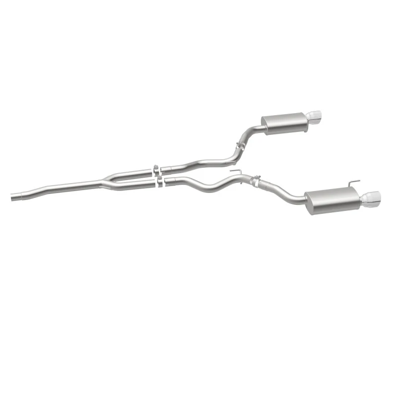 MagnaFlow Cat Back, SS, 2.5in, Street, Dual Split Polished 4.5in Tips 2015 Ford Mustang Ecoboost - Image 16