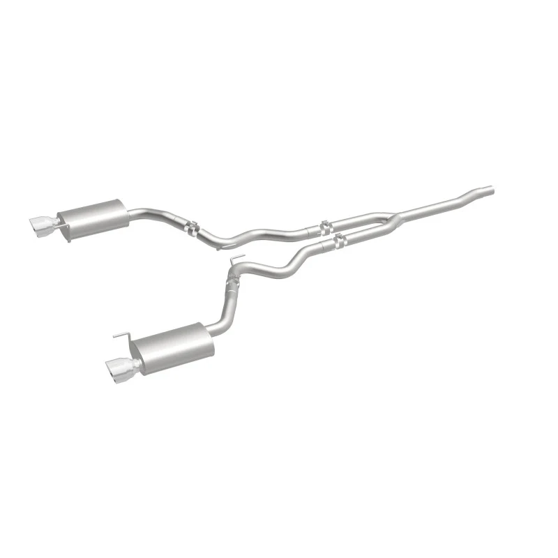 MagnaFlow Cat Back, SS, 2.5in, Street, Dual Split Polished 4.5in Tips 2015 Ford Mustang Ecoboost - Image 22