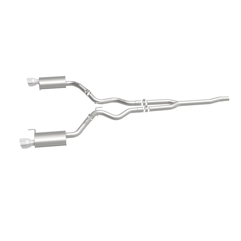 MagnaFlow Cat Back, SS, 2.5in, Street, Dual Split Polished 4.5in Tips 2015 Ford Mustang Ecoboost - Image 24