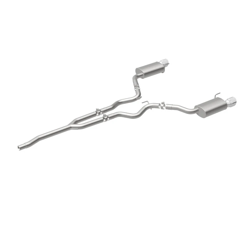 MagnaFlow Cat Back, SS, 2.5in, Street, Dual Split Polished 4.5in Tips 2015 Ford Mustang Ecoboost - Image 27