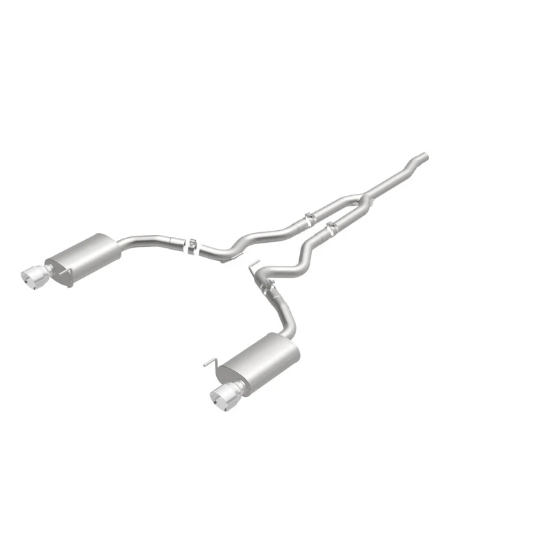 MagnaFlow Cat Back, SS, 2.5in, Street, Dual Split Polished 4.5in Tips 2015 Ford Mustang Ecoboost - Image 36