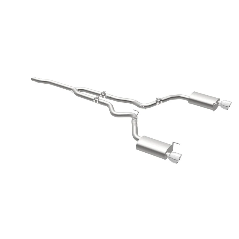 MagnaFlow Cat Back, SS, 2.5in, Street, Dual Split Polished 4.5in Tips 2015 Ford Mustang Ecoboost - Image 37