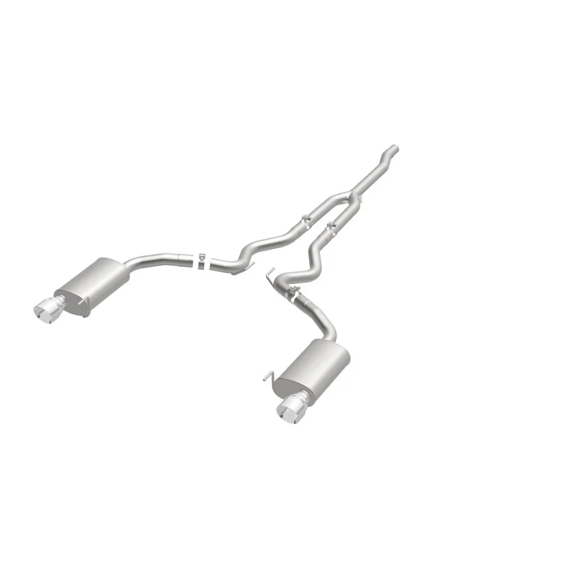MagnaFlow Cat Back, SS, 2.5in, Street, Dual Split Polished 4.5in Tips 2015 Ford Mustang Ecoboost - Image 43