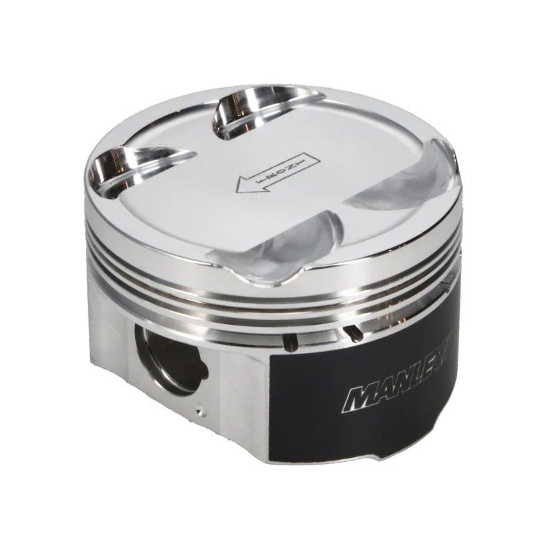 Manley 93-98 Toyota Supra Turbo (2JZGTE) 86.5mm +.5mm Oversized Bore 8.5:1 Dish Piston Set with Ring - Image 9