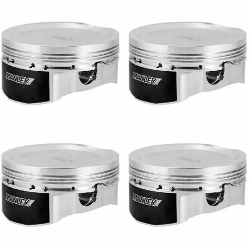 Manley Subaru EJ257 99.75mm +.25mm Bore 8.5:1 Dish Platinum Series Piston Set with Rings - Image 4