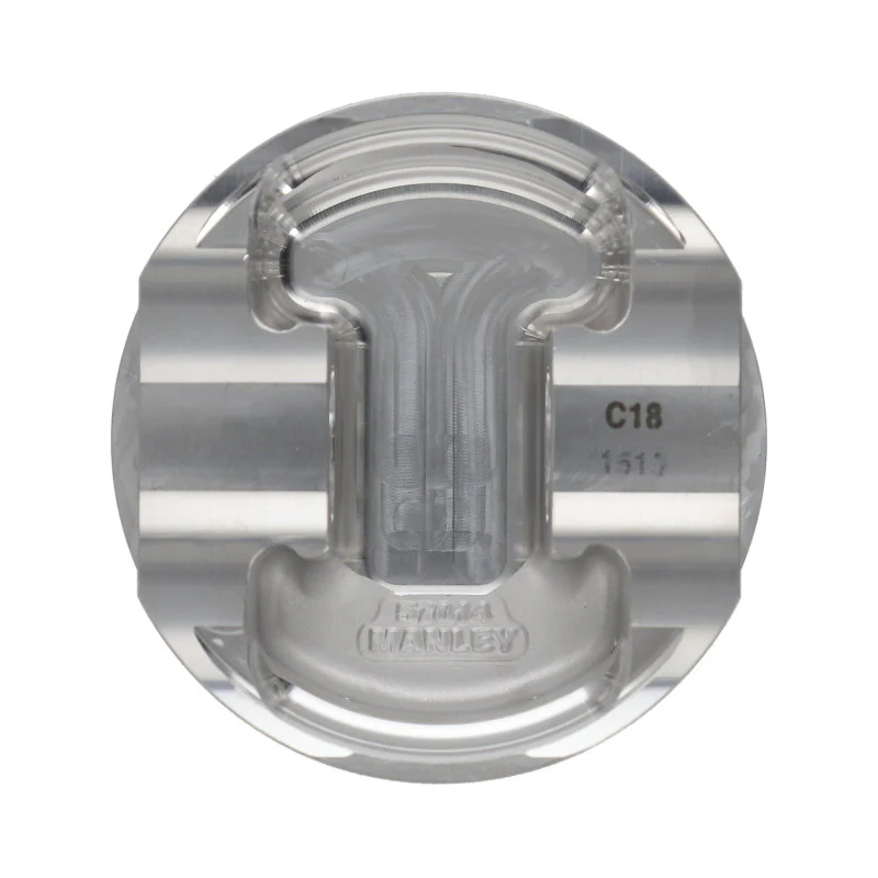 Manley Toyota 2JZGTE 86.5mm Bore +.5mm Oversized 10.0:1 CR Flat Top Piston Set with Rings - Image 4