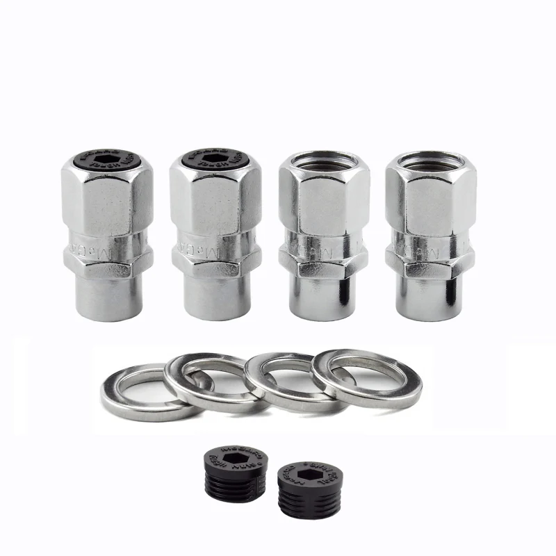 McGard Hex Lug Nut (Drag Racing Short Shank) M12X1.5 / 13/16 Hex / 1.6in. Length (4-Pack) - Chrome - Image 7