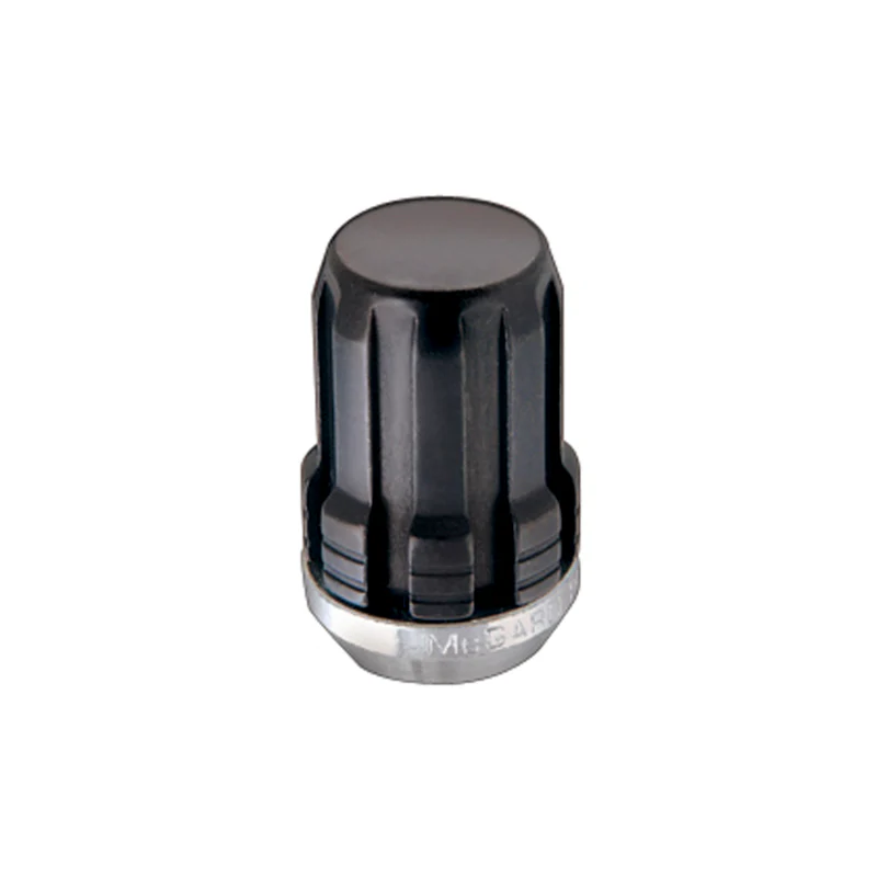 McGard SplineDrive Lug Nut (Cone Seat) M12X1.25 / 1.24in. Length (4-Pack) - Black (Req. Tool) - Image 2